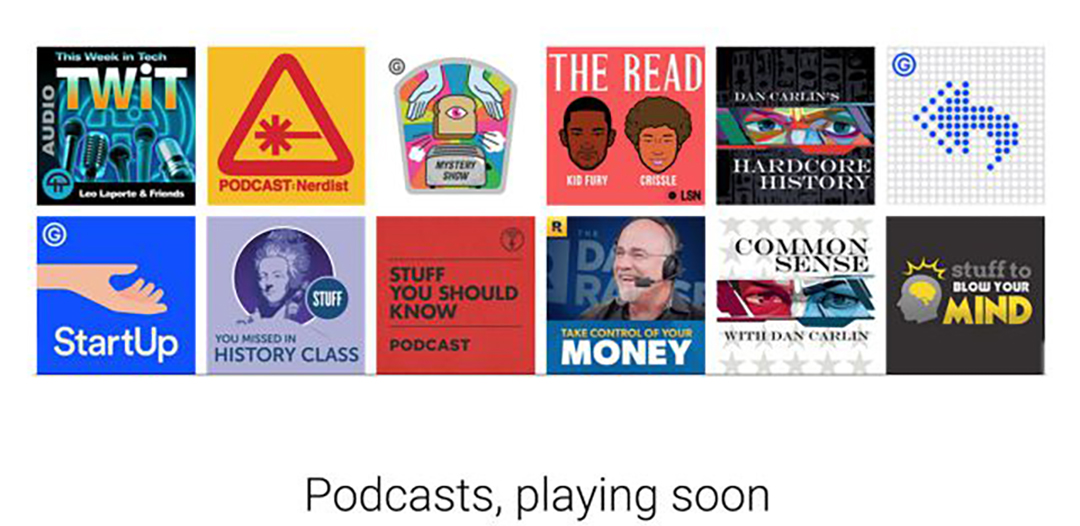 Google Play Music podcasts