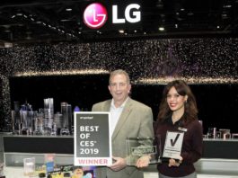 LG Electronics CES Awards