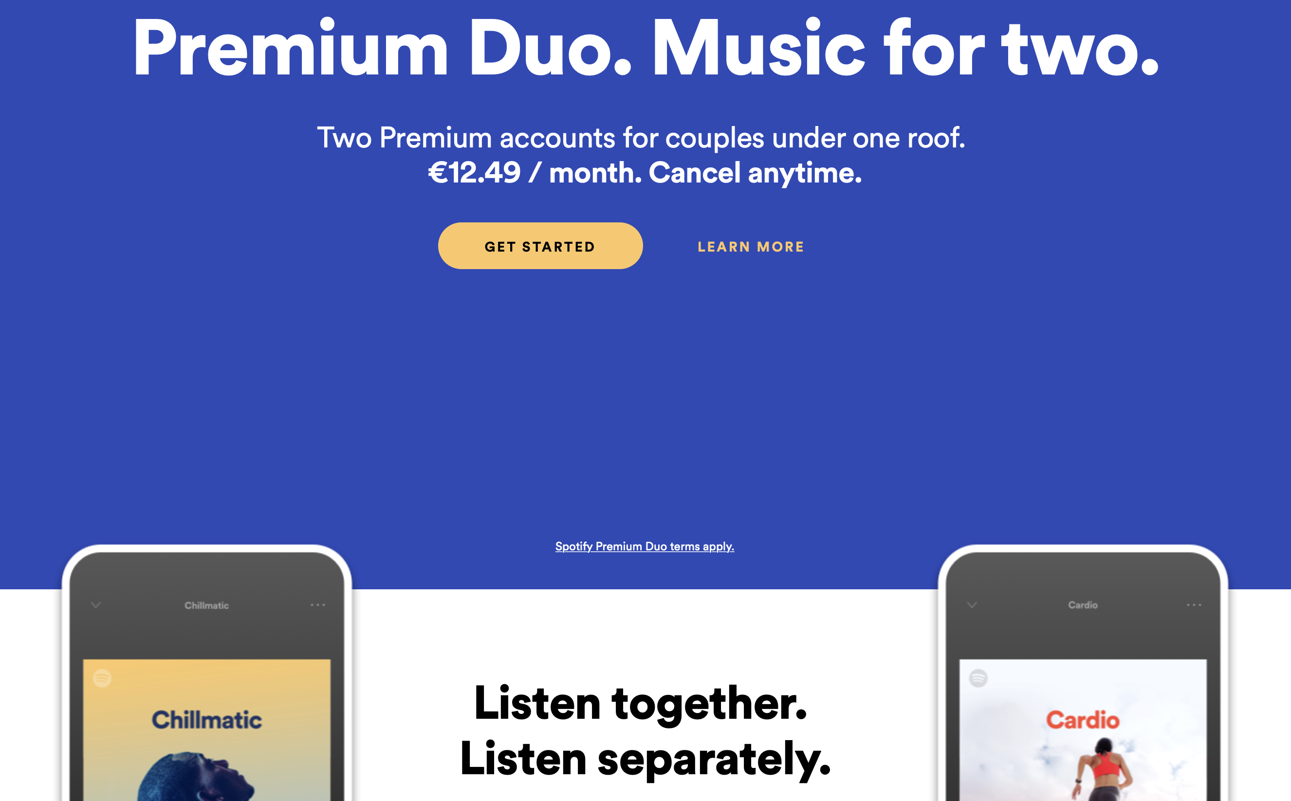 how to login to spotify duo