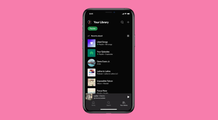 Spotify Your Library