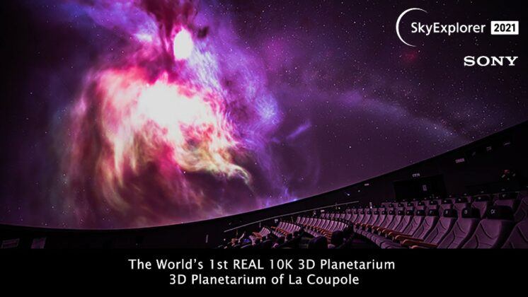 La Coupole planetarium 3D Sony