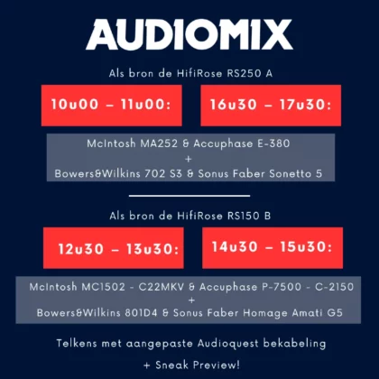Audiomix Begijnendijk luistersessie