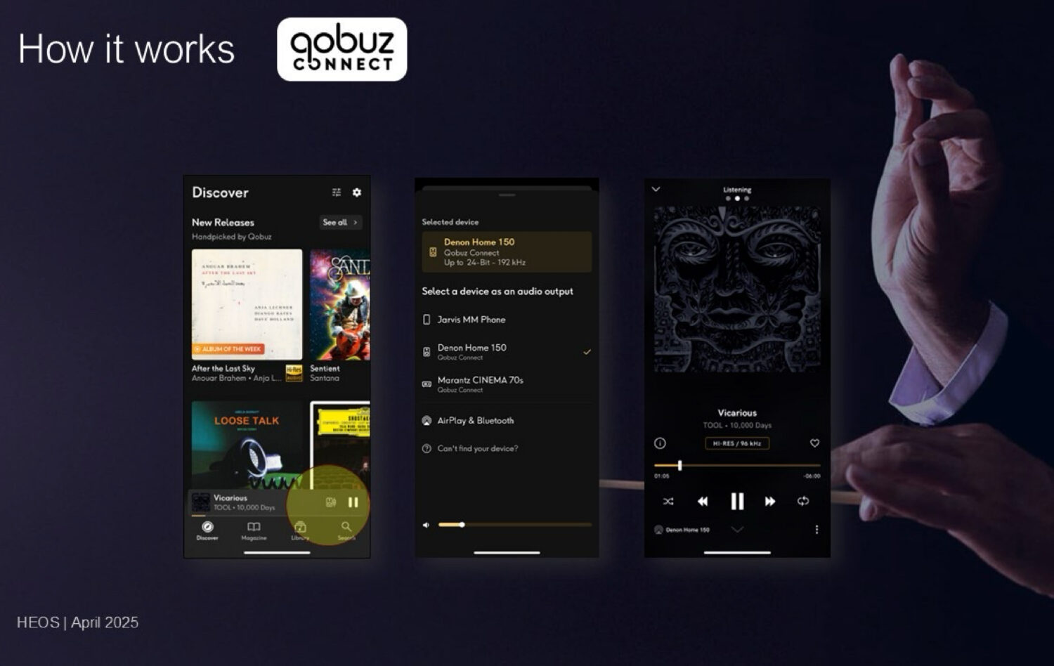 Qobuz Connect HEOS