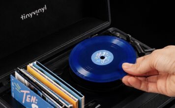 Tiny Vinyl Player: een eigen draaitafel voor vierinchplaten Tiny Vinyl Player
