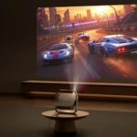 XGIMI Elfin Flip 4K projector met triple-laser en Google TV XGIMI Elfin Flip 4K