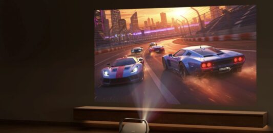 XGIMI Elfin Flip 4K projector met triple-laser en Google TV XGIMI Elfin Flip 4K
