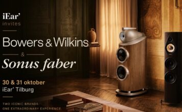 iEar’ invites : Bowers & Wilkins 800 D5 en Sonus faber Olympica G3 samen te beluisteren op 30 & 31 oktober iEar’ invites