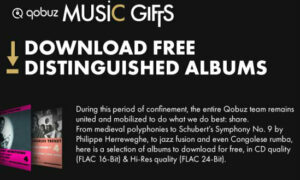 Goed nieuws: Franse streamingdienst Qobuz stelt gratis album downloads ter beschikking